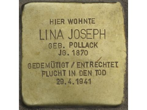 Stolperstein für Lina Joseph