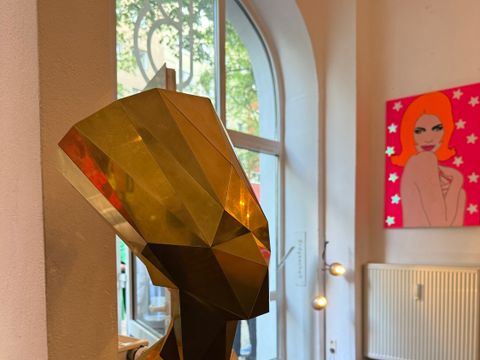 Kunstwerke sind ausgestellt