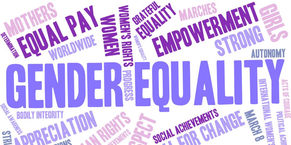 Gleichstellung-Wort-Wolke