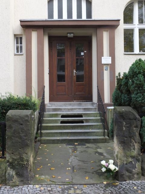 Hausansicht Ruhlaer Str. 14 (Bild: Stolpersteine-Initiative CW, Hupka)