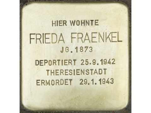 Stolperstein Frieda Fraenkel (Bild: Stolpersteine-Initiative CW, Hupka)