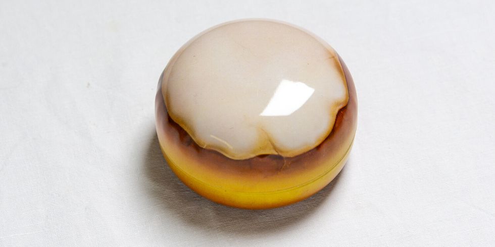 Pfannkuchen-Dose, 1970er Jahre. Historisches Archiv Tourismus, TU-Berlin