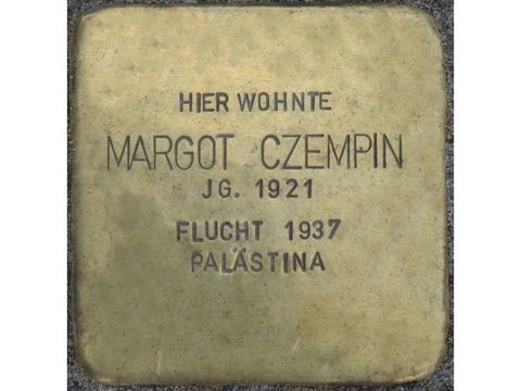 Stolperstein Margot Czempin (Bild: Stolpersteine-Initiative CW, Hupka)