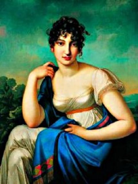 Johann Carl Kretschmar, Porträt Amalie Beer, um 1802