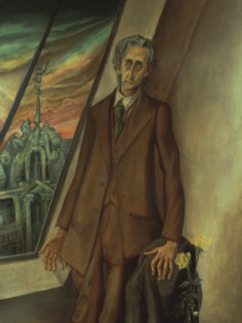 Otto Dix, Der Dichter Iwar von Lücken, 1926 (Bild: VG BILD-KUNST Bonn, 2015)