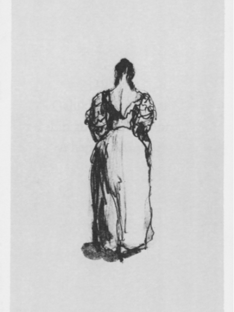 Zeichnung für N. Gogol, De Njevski Prospekt, 1982