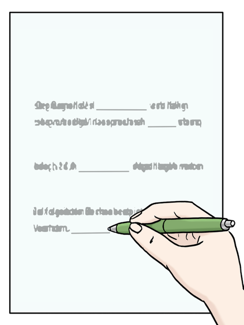 Formular Lückentext