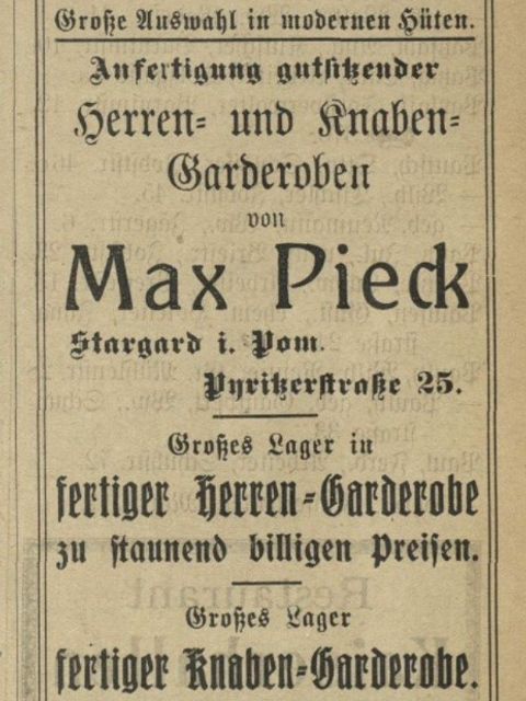 (Bild: Adressbuch Stargard)