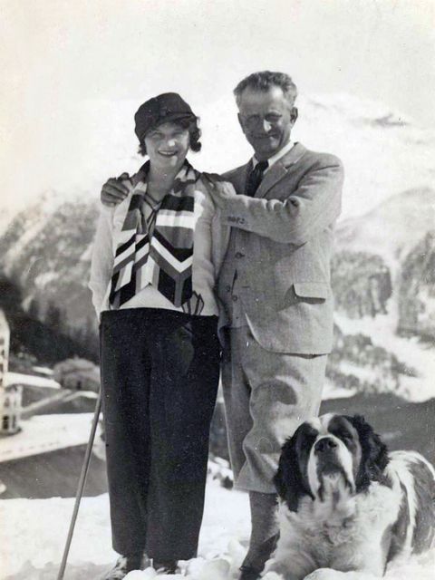 Dora und Julius Klausner, 1933 in Davos (Bild: Privatbesitz)