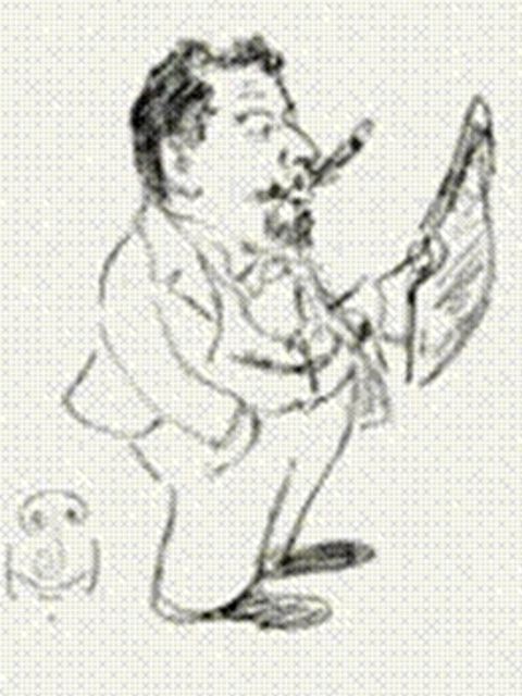 Ernst Growald, gezeichnet von Paul Haase (Bild: privat)
