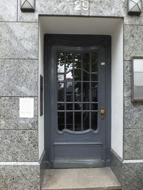 Hausansicht Wielandstr. 29 (Bild: Stolpersteine-Initiative CW, Hupka)