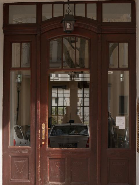 Hauseingang Roscherstr. 12, 20.4.13