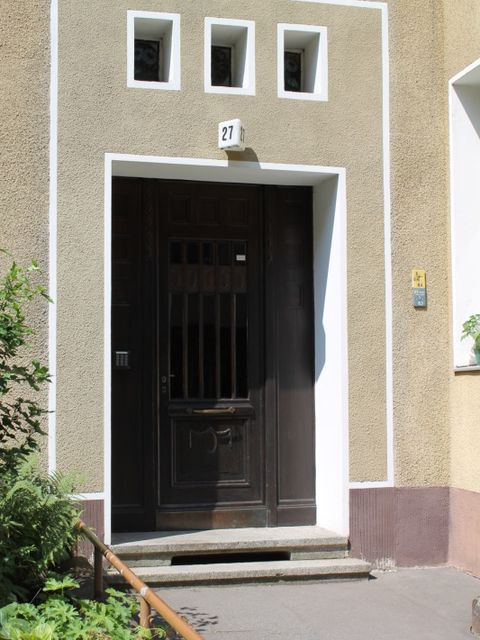 Hausansicht Bamberger Str. 27, Foto: H-J. Hupka