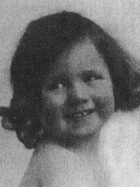 Anita Frank als Kind