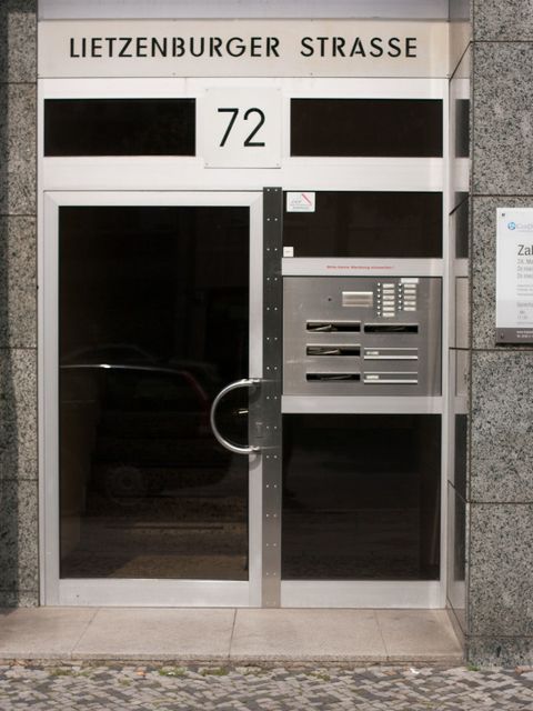 Hauseingang Lietzenburger Str. 72