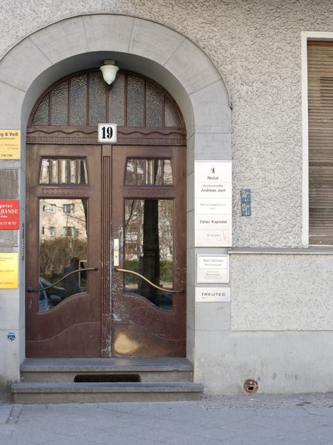 Hauseingang Nachodstr. 19, 25.03.2012