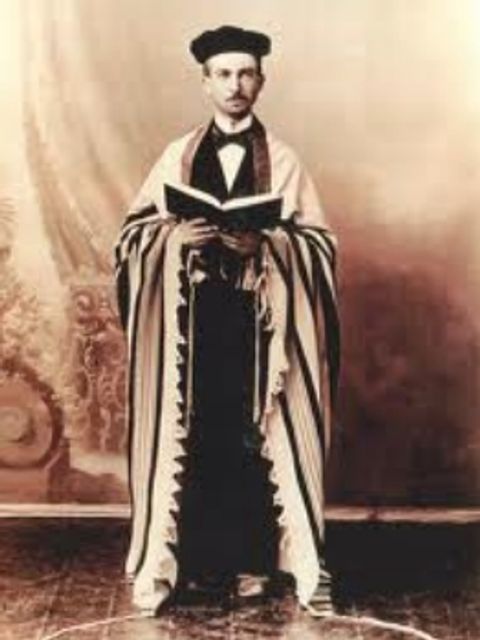 Isaak Lachmann als Kantor in Hürben, Privatbesitz