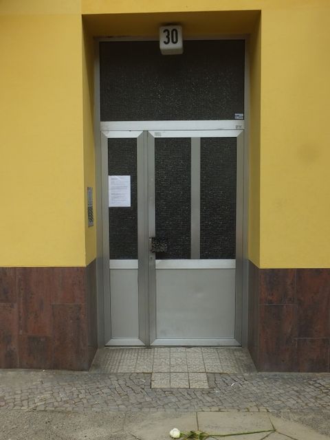 Hauseingang Westfälische Str. 30, Foto: H-J. Hupka, 2014