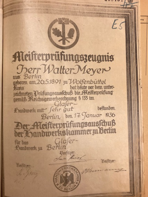 Stolperstein für Walter Meyer (Bild: Wolfgang Knoll)