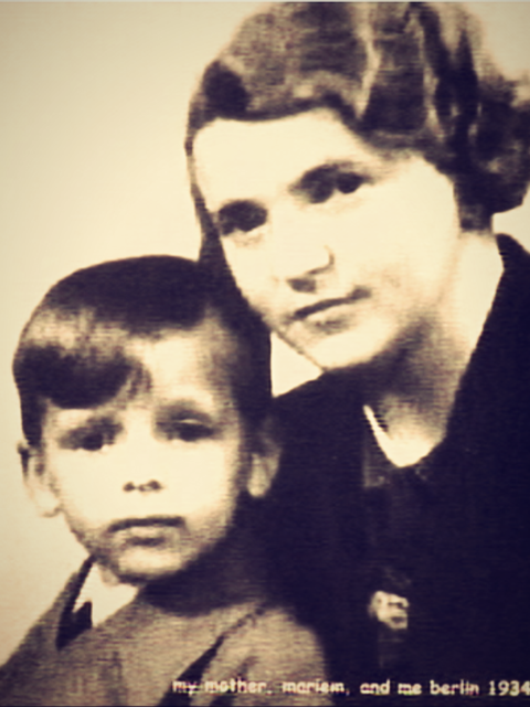 Mutter Mariem und Adi Birn, 1934