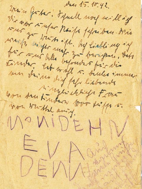 Postkarte von Margot Dehn
