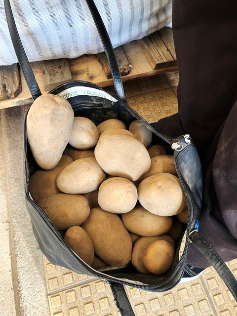 Kartoffeln in Tasche