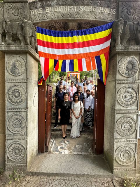 Das Buddhistische Haus in Frohnau hat sein 100-jähriges Bestehen gefeiert. (Bild: BA Reinickendorf)
