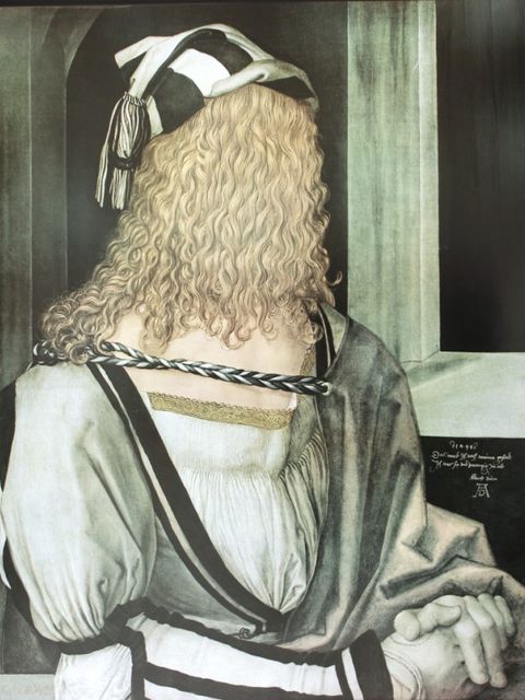 Martin Schwarz: Der verhüllte Dürer, 1977/79, Offset-Lithografie (Bild: BA Reinickendorf)