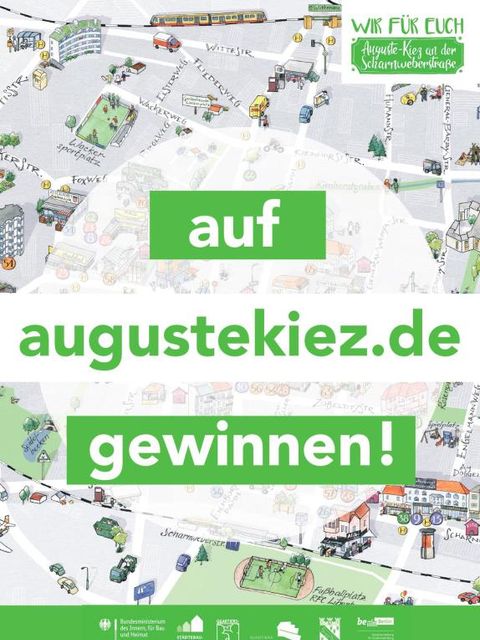 Zur Bewerbung der Internetseite des Gewerbenetzwerks www.augustekiez.de findet noch bis zum 31.12.2020 ein Gewinnspiel auf der Internetseite statt. (Bild: BA Reinickendorf)