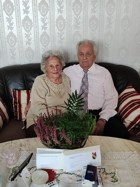 70. Hochzeitstag von Lilli und Wolfgang Hieronymus (Bild: BA Reinickendorf)