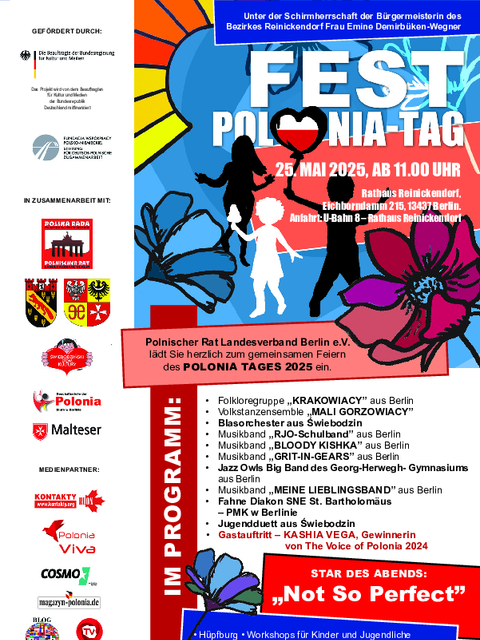 Plakat Tag der Polonia 2025 (Bild: Polnische Rat Landesverbband Berlin e.V. )