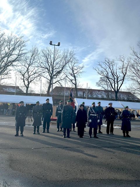 Feierliches Gelöbnis der 7. Kompanie des Wachbataillons in der Julius-Leber-Kaserne