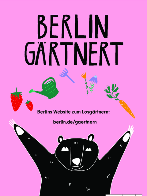 Plakat Plattform Berlin Gärtnert