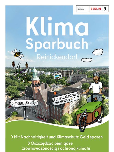Cover Klimasparbuch Reinickendorf