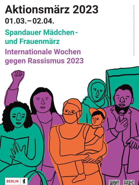 Plakat Spandauer Aktionsmärz 2023