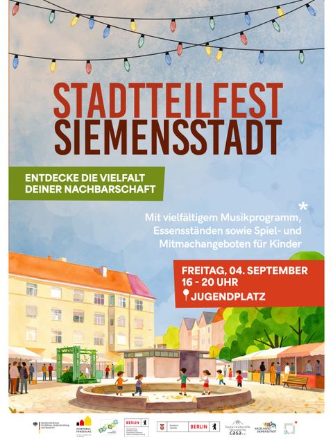Stadtteilfest Siemensstadt 2026 Plakat