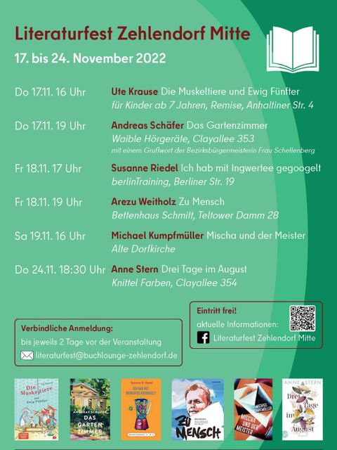 (Bild: Literaturfest Zehlendorf Mitte)