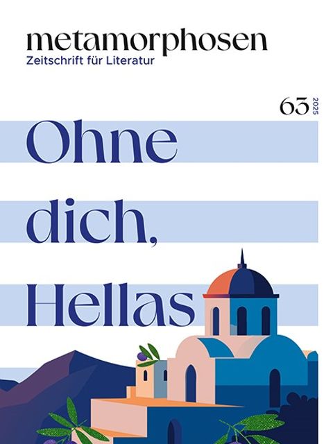 Cover der 63. Ausgabe „metamorphosen“