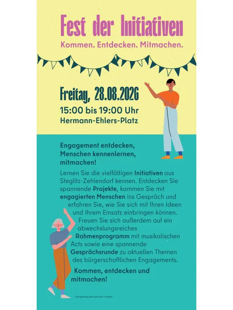Flyer Fest der Initiativen (Bild: Raum für Beteiligung Steglitz-Zehlendorf)