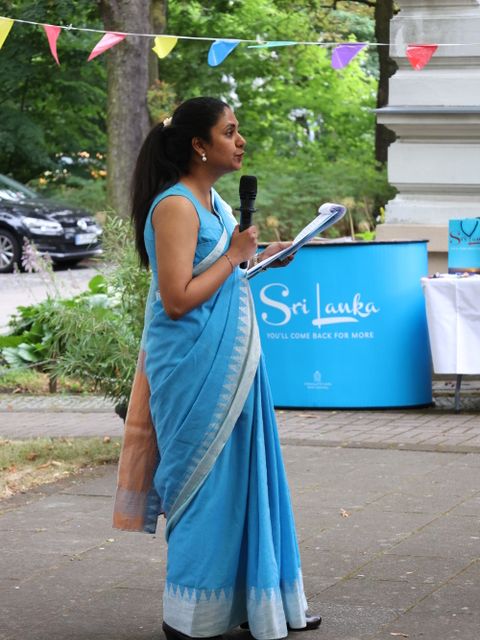 7. Juli 2026: Im Einsatz für Sri Lanka - Moderatorin Sachini Weragodavidana