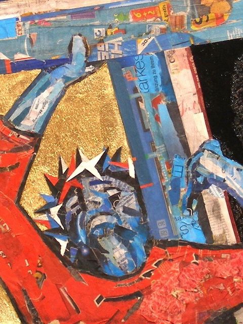 Christus trägt das Kreuz als Kunstwerk