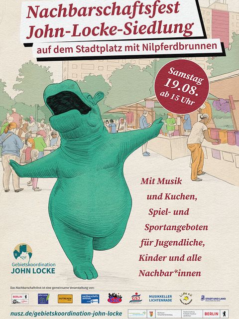 Nachbarschaftsfest in der John-Locke-Siedlung