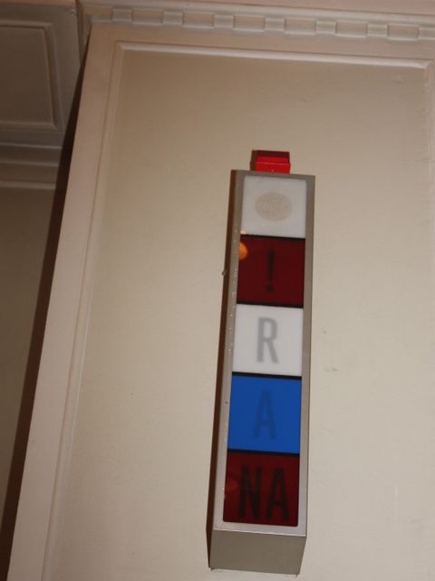 Leuchttafel in der Brandenburghalle