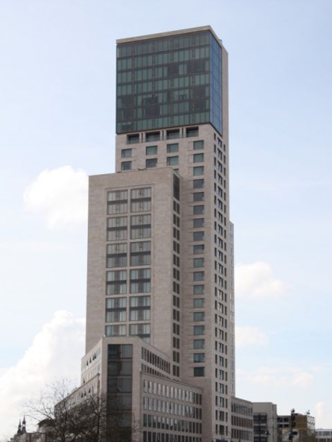 Das Waldorf Astoria Hotel auf dem Zoofenster