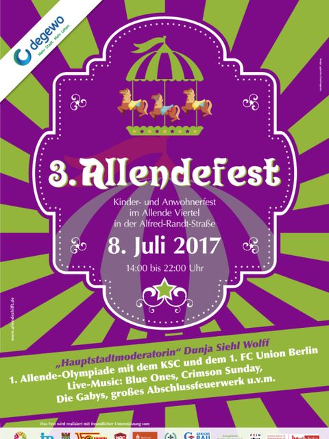 Plakat zum 3. Allendefest