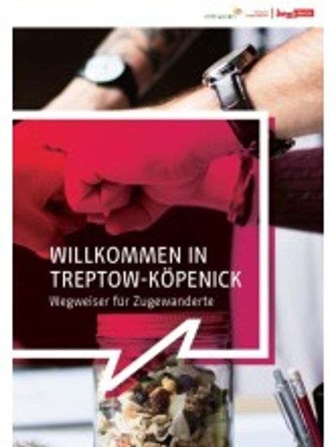 Willkommen in Treptow-Köpenick – Wegweiser für Zugewanderte - Front