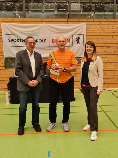 Siegerehrung 5. Olympiade 60+