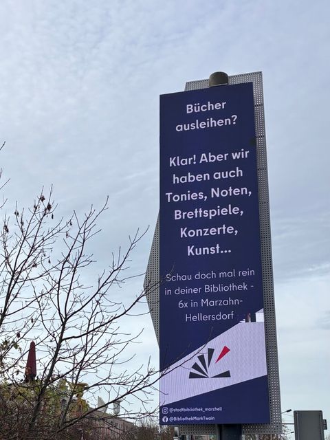 Werbetafel
