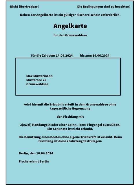 Angelkarte
