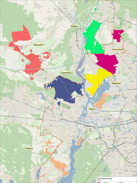 Forstamtsbereich Tegel (Bild: Berliner Forsten)